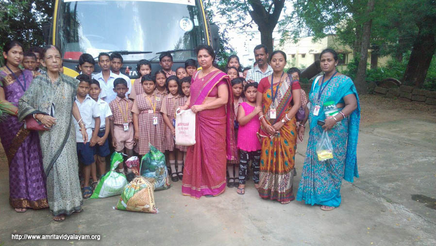 Endin School Bulu Com - Amritam project - Handful of rice Heartful of love - Amrita Vidyalayams |  Odisha